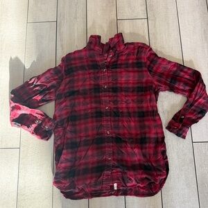 American Eagle Outfitters Plaid Button-Down Shirt